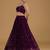 Awesome Purple Sequins Georgette Sangeet Wear Lehenga Choli