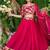 Astonishing Pink Zari Embroidered Georgette Lehenga Choli With Dupatta