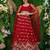 Alluring Red Sequins Georgette Lehenga Choli With Attached Dupatta