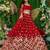 Alluring Red Sequins Georgette Lehenga Choli With Attached Dupatta