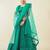 Dazzling Teal Green Sequins Net Lehenga Choli With Dupatta