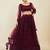 Stunning Purple Sequins Net Reception Wear Lehenga Choli With Dupatta