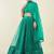 Dazzling Teal Green Sequins Net Lehenga Choli With Dupatta