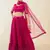 Gorgeous Pink Sequins Net Party Wear Lehenga Choli With Dupatta