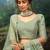 Green Zari Worked Soft Net Wedding Wear Lehenga Choli