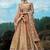 Brown Zari Worked Soft Net Wedding Wear Lehenga Choli