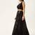 Black Embellished Sequinned Semi-Stitched Lehenga & Unstitched Blouse With Dupatta
