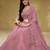 Attractive Dusty Pink Sequins Georgette Party Wear Lehenga Choli