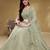 Pretty Pista Green Sequins Georgette Engagement Wear Lehenga Choli