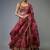 Gorgeous Coral Pink Floral Printed Organza Sangeet Wear Lehenga Choli