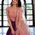 Purple & Pink Semi-Stitched Lehenga & Unstitched Blouse with Dupatta