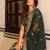 Enchanting Bottle Green Zari Work Art Silk Wedding Wear Lehenga Choli