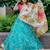 Superb Green Sequins Work Art Silk Sangeet Wear Lehenga Choli