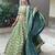 Outstanding Green Sequins Art Silk Sangeet Wear Lehenga Choli