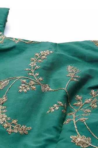 Mustard Yellow Semi-Stitched Lehenga & Unstitched Blouse with Dupatta