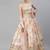 Off White & Peach-Coloured Embellished Sequinned Indian wedding designer Lehenga