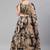 Black & Beige Embellished Sequinned Semi-Stitched Lehenga & Unstitched Blouse