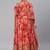 Red & Gold-Toned Embellished Sequinned Semi-Stitched Lehenga Choli