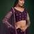 Alluring Dark Purple Zari Work georgette Wedding Wear Lehenga Choli