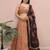 Alluring Pink Georgette Sequins Event Wear Lehenga Choli