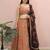 Alluring Pink Georgette Sequins Event Wear Lehenga Choli