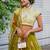 Ravishing Green Mirror Embroidered Net Reception Wear Lehenga Choli