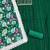 Women's dark green embroidered dress material