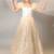 Gold embroidered net gown