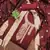 Women's maroon handwork dress material