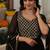 Black embroidered muslin anarkali