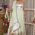 White plain georgette anarkali