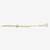 Gold plated silver beads kundan rakhi