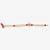 Red stone pearl kundan rakhi