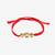 Gold plated thread rakhi