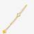 Yellow beaded kundan rakhi
