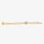 Gold and yellow beaded kundan rakhi