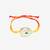 Gold plated kundan thread rakhi