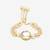 Peal white beaded kundan rakhi