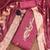 Women's pink handwork dress material