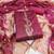 Women's pink handwork dress material