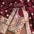 Women's maroon handwork dress material