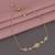 Stylish unique design gold plated free size charm bracelet for women