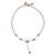 Superb square shape gold plated free size charm bracelet for women