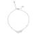 Lovely swan design silver plated free size charm bracelet for women
