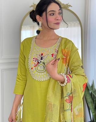 Liril color rayon beautiful festive wear readymade kurta set 3