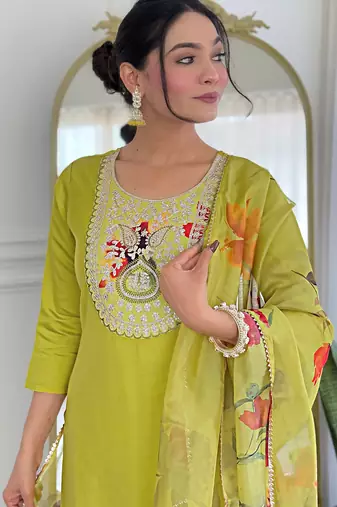 Liril color rayon beautiful festive wear readymade kurta set