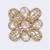Stylish paisley design gold plated adjustable finger ring for women