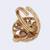 Superb flower and oval shape gold plated adjustable finger ring for women