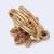 Modern oval shape gold plated adjustable finger ring for women