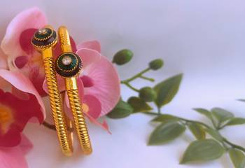 Metallic bangles of size 2.6 2